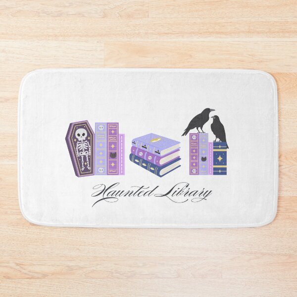 Item preview, Haunted Library – Spooky Books & Ravens Halloween Design designed and sold by Thespase.