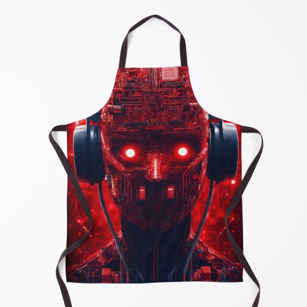 Item preview, Futuristic Human Face – Digital Nerve and AI Circuitry Art designed and sold by FusionCipher.