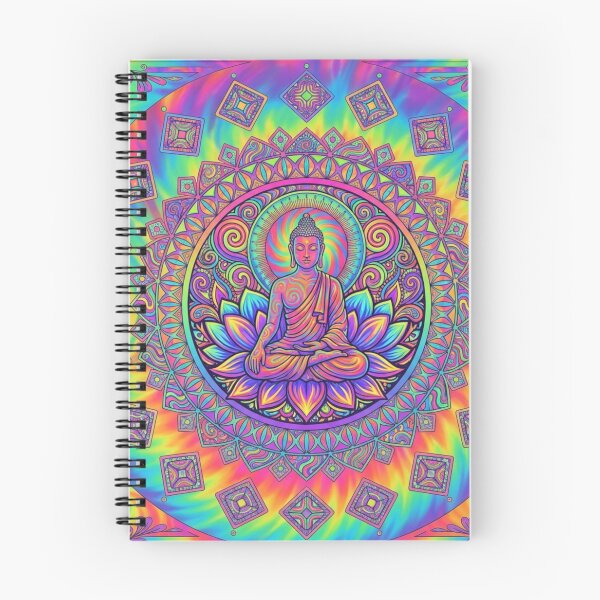 Item preview, Psychedelic Buddha Lotus Mandala designed and sold by NatArtSA.