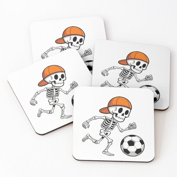 Item preview, Funny Halloween Skeleton Soccer Player Spooky Design designed and sold by limanol.