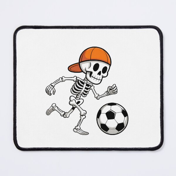 Item preview, Funny Halloween Skeleton Soccer Player Spooky Design designed and sold by limanol.