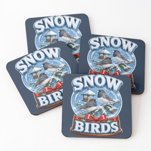 Item preview, Dark Eyed Junco Snow Birds Snow Globe Winter Christmas Bird Gift designed and sold by shifumart.