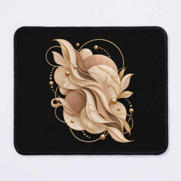 Item preview, Boho Celestial Abstract Marble and Gold Waves Art designed and sold by BohoMysticArt.