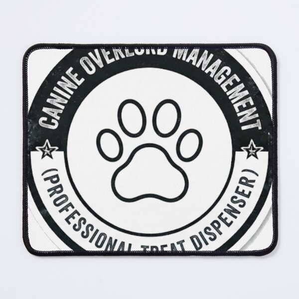 Item preview, Canine Overlord Management - Professional Treat Dispenser Funny Dog Sticker designed and sold by IbericoStudio.
