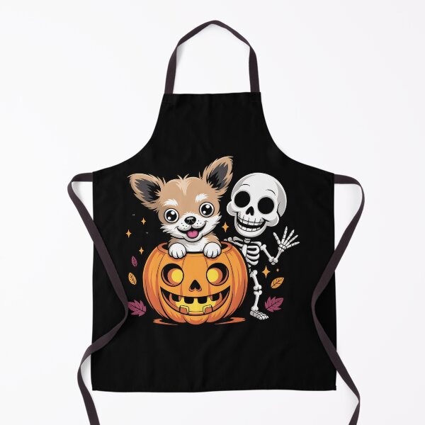 Item preview, Cute Puppy Skeleton Halloween Pumpkin Design designed and sold by limanol.