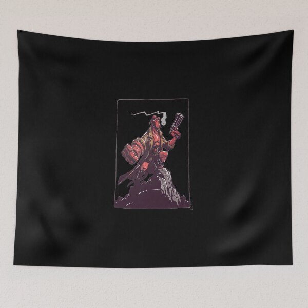 Item preview, Hellboy Portrait designed and sold by deluzinaio.