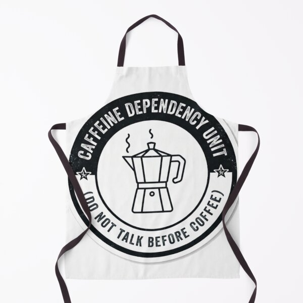 Item preview, Caffeine Dependency Unit - Do Not Talk Before Coffee Funny Sticker designed and sold by IbericoStudio.