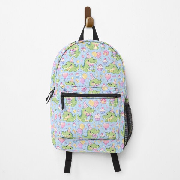 Item preview, Kawaii Birthday Baby Crocodile Pattern designed and sold by Soft Berry Studio.