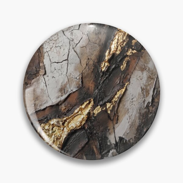 Item preview, Terra Aurum - 24K Gold Leaf and Earth Impasto Fine Art designed and sold by NUNNO Studio.
