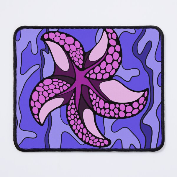 Item preview, Violet Depths Star | Liuartstudio | Living Mosaic | 26 designed and sold by liuartstudio.