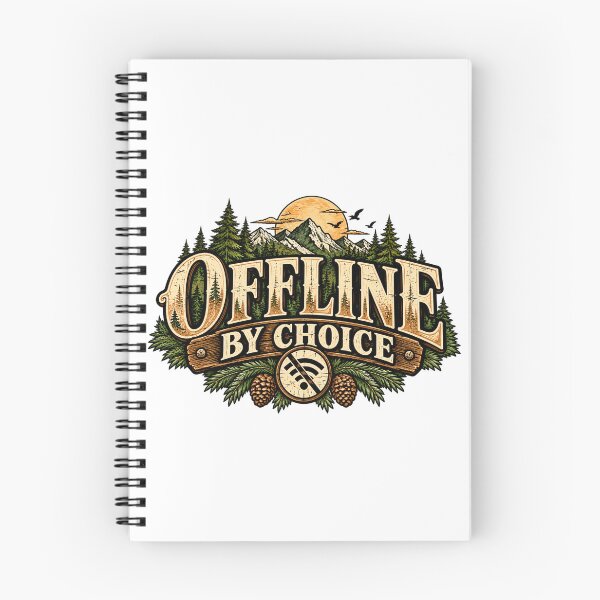 Item preview, Offline By Choice — Minimalist Digital Detox designed and sold by GingaArt.