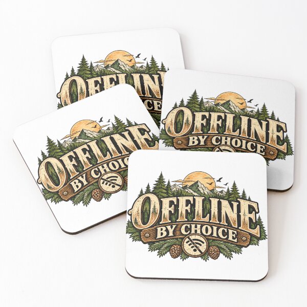 Item preview, Offline By Choice — Minimalist Digital Detox designed and sold by GingaArt.