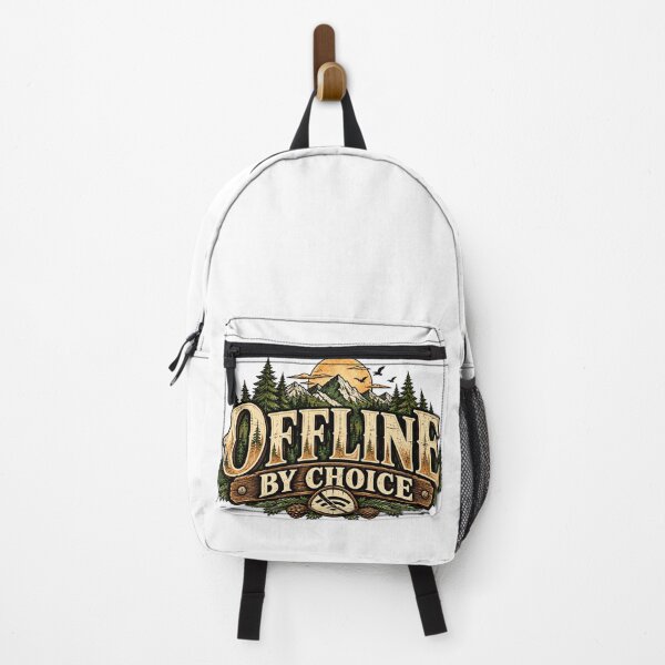 Item preview, Offline By Choice — Minimalist Digital Detox designed and sold by GingaArt.