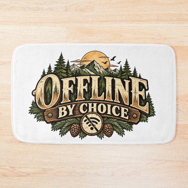 Item preview, Offline By Choice — Minimalist Digital Detox designed and sold by GingaArt.