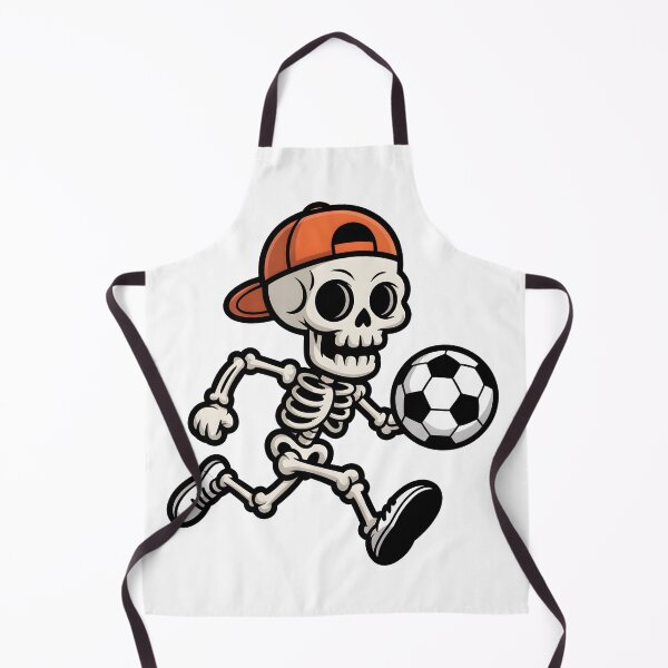 Item preview, Funny Skeleton Soccer Player Halloween Spooky Design designed and sold by limanol.