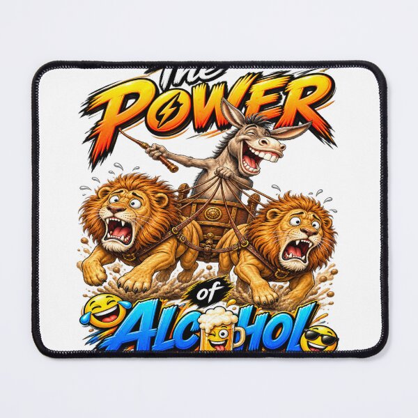 Item preview, Funny lion chariot cartoon designed and sold by urbanshop7.
