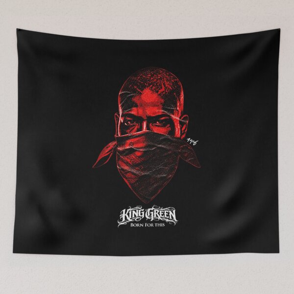Item preview, Bobby Green "King" Bandana  designed and sold by JeyVel.