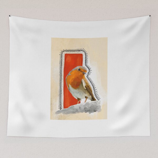 Item preview, Golden Dawn – European Robin Illustration designed and sold by Sebastian Salas.