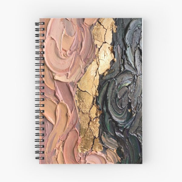Item preview, Aura in Bloom - Gold Leaf and Impasto Textured Fine Art designed and sold by NUNNO Studio.