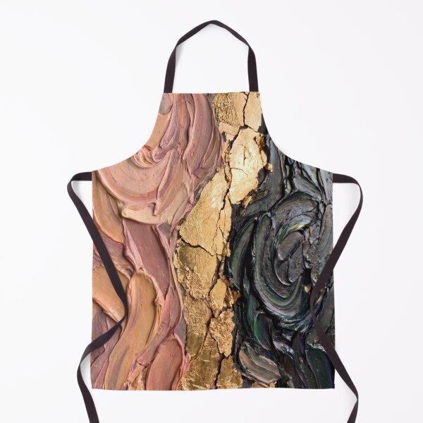 Item preview, Aura in Bloom - Gold Leaf and Impasto Textured Fine Art designed and sold by NUNNO Studio.