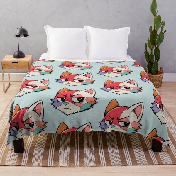 Item preview, Sassy Colorful Cat – Unimpressed Cartoon Feline designed and sold by Mousy17.