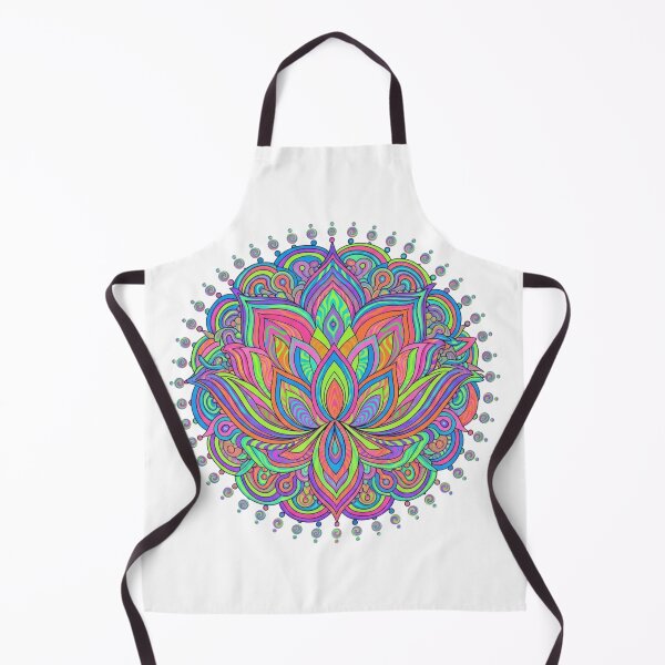 Item preview, Neon Psychedelic Lotus Mandala designed and sold by NatArtSA.