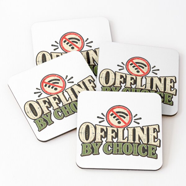 Item preview,   Offline By Choice — Minimalist Digital Detox designed and sold by GingaArt.