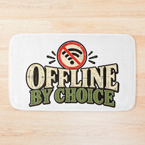 Item preview,   Offline By Choice — Minimalist Digital Detox designed and sold by GingaArt.