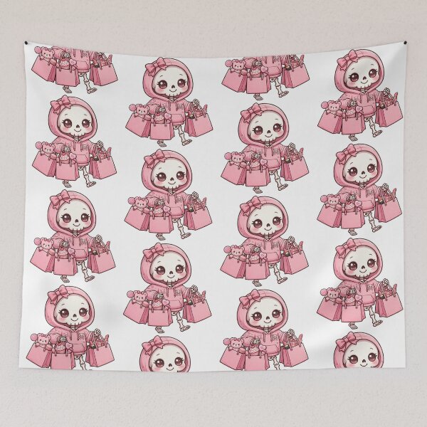 Item preview, Cute shopping skeleton designed and sold by priyankajustine.