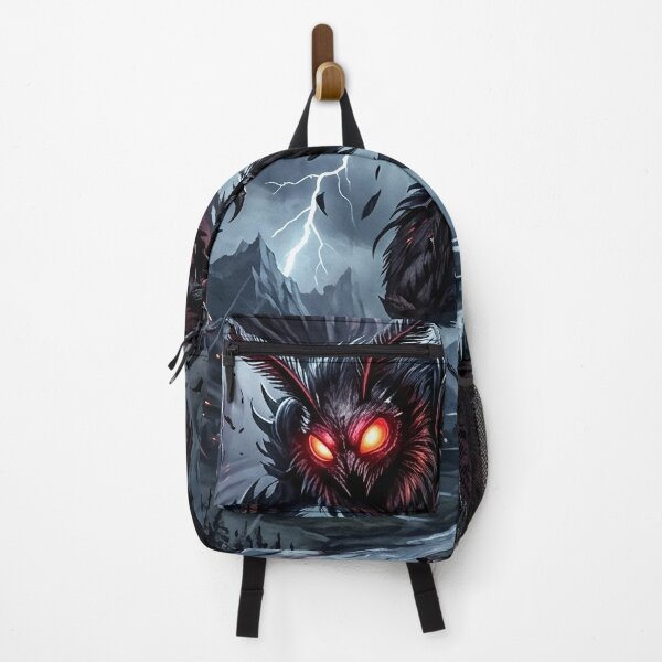 Item preview, Mothman Legend Rising in a Stormy Moonlit Sky designed and sold by Lucid Dream Pixel.