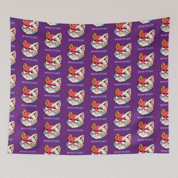 Item preview, Whatever Cat – Colorful Sassy Cartoon Cat designed and sold by Mousy17.