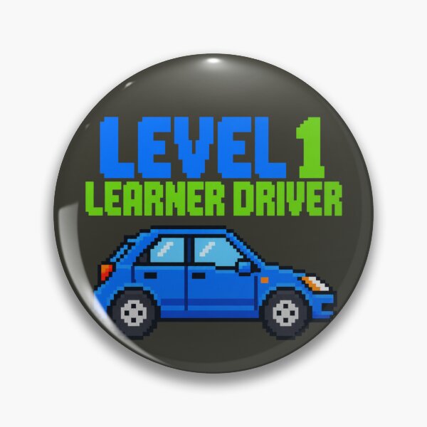 Item preview, Level 1 Learner Driver Pixel Car designed and sold by PunchDrop.