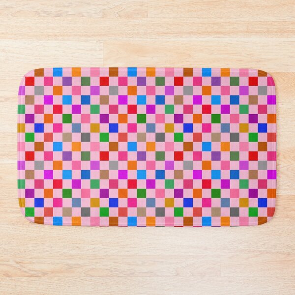 Item preview, Pink Colorful Checkered Pattern Design  designed and sold by PatternTitan.