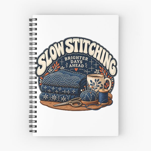 Item preview, Slow Stitching Brighter Days Ahead designed and sold by MysticCanvasAi.