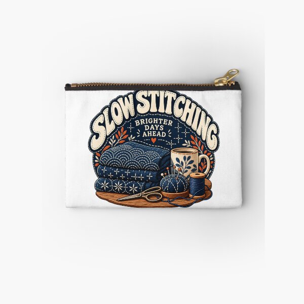 Item preview, Slow Stitching Brighter Days Ahead designed and sold by MysticCanvasAi.