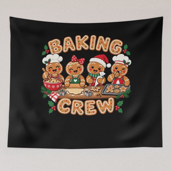 Item preview, Baking Crew Gingerbread Christmas Cookies Holiday Bakers designed and sold by clothesy7.