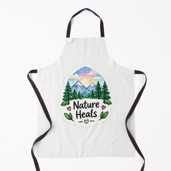 Item preview, Nature Heals Mountain Forest Inspirational designed and sold by LearnFunStore.
