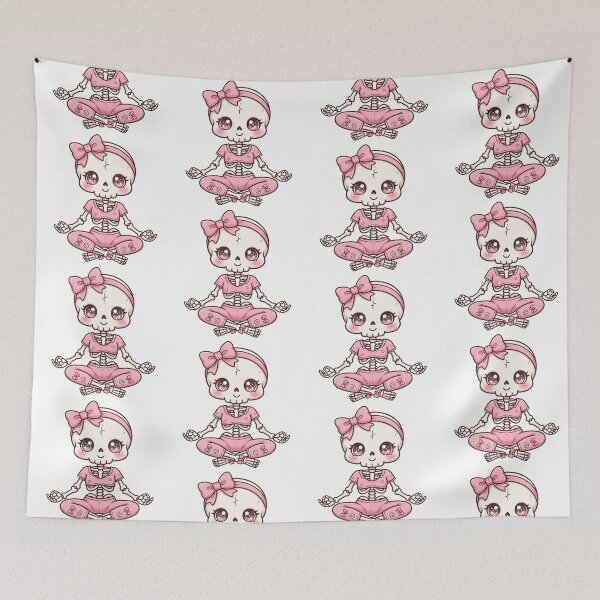 Item preview, Cute Yoga skeleton designed and sold by priyankajustine.