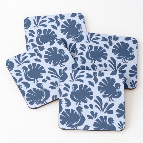 Item preview, Cute Navy Blue Thanksgiving Turkey Pattern Blue Bowties designed and sold by LYAN-STORE.