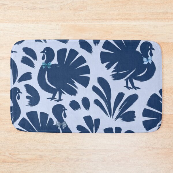 Item preview, Cute Navy Blue Thanksgiving Turkey Pattern Blue Bowties designed and sold by LYAN-STORE.