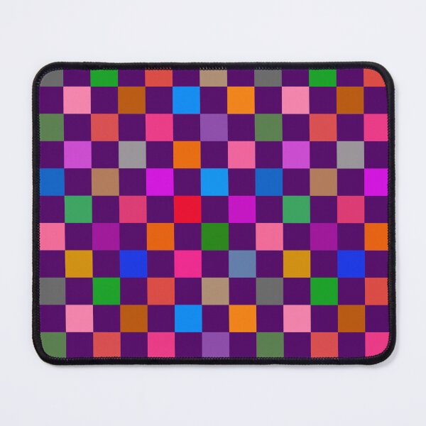 Item preview, Purple Colorful Checkered Pattern Design designed and sold by PatternTitan.