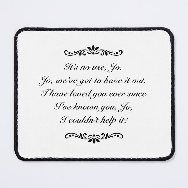 Item preview, "It's no use, Jo" Little Women Laurie Love Confession designed and sold by Summer Star.