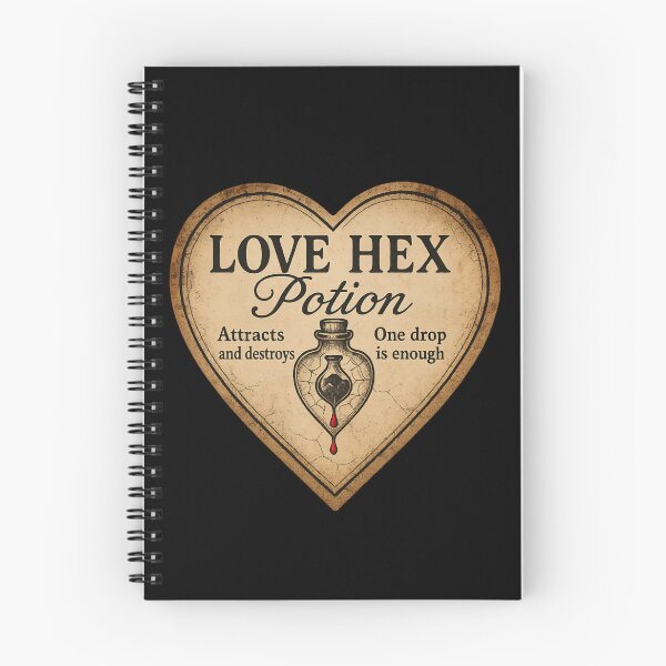 Item preview, Love Hex Potion Apothecary Label designed and sold by Explicitly-Random.