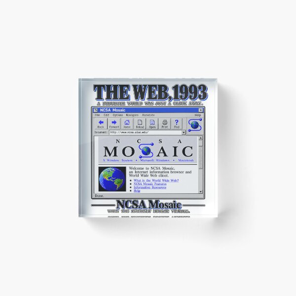 Item preview, The Web, 1993 — NCSA Mosaic and the Birth of Graphical Browsing designed and sold by Past in Threads.