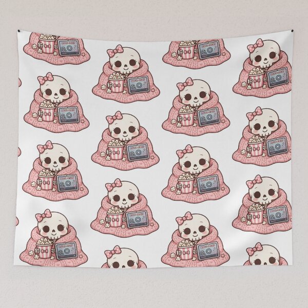 Item preview, Cute cozy movie skeleton  designed and sold by priyankajustine.