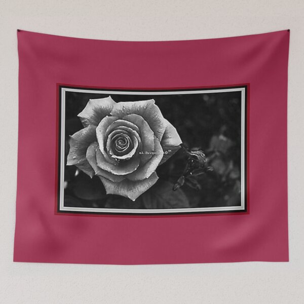 Item preview, Mu’ur (UM) Empire™ al-Benhadiel©™ acquisition, Silver Rose, berry background designed and sold by HardyKnitDesign.