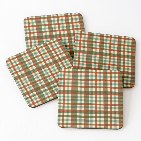 Item preview, Classic Autumn Plaid Pattern - Rust and Olive Green designed and sold by Mindful Wall Art Studio.