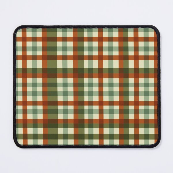 Item preview, Classic Autumn Plaid Pattern - Rust and Olive Green designed and sold by Mindful Wall Art Studio.