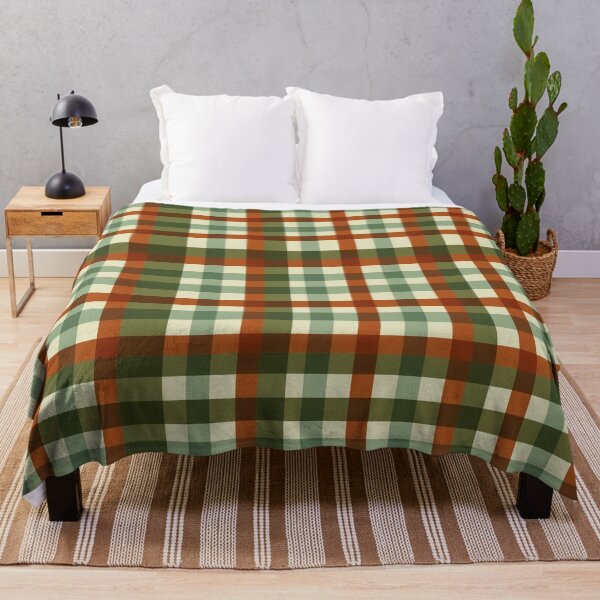 Item preview, Classic Autumn Plaid Pattern - Rust and Olive Green designed and sold by Ed & Harmony.
