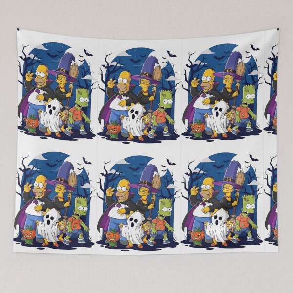 Item preview, Halloween with the Simpsons designed and sold by Luluwis.